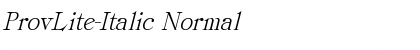 Download ProvLite-Italic Font Download ProvLite-Italic Font