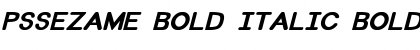 Download PSSezame Bold Italic Font Download PSSezame Bold Italic Font