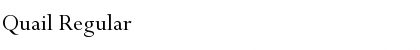 Download Quail Font Download Quail Font