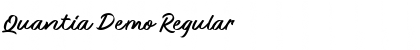 Download Quantia Demo Font Download Quantia Demo Font