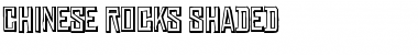 Download Chinese Rocks Shaded Font Download Chinese Rocks Shaded Font