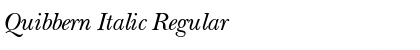 Download Quibbern Italic Font Download Quibbern Italic Font