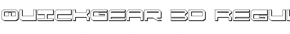 Download QuickGear 3D Font Download QuickGear 3D Font