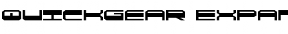 Download QuickGear Expanded Font Download QuickGear Expanded Font