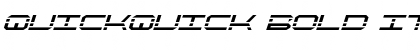 Download QuickQuick Bold Italic Font Download QuickQuick Bold Italic Font