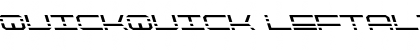 Download QuickQuick Leftalic Font Download QuickQuick Leftalic Font