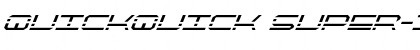 Download QuickQuick Super-Italic Font Download QuickQuick Super-Italic Font