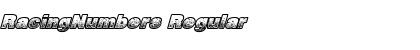 Download RacingNumbers Font Download RacingNumbers Font