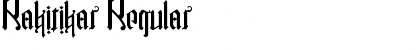 Download Rakitikar Font Download Rakitikar Font