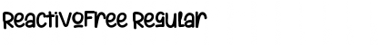 Download ReactivoFree Font Download ReactivoFree Font