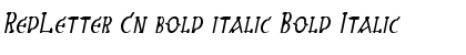 Download RedLetter Cn bold italic Font Download RedLetter Cn bold italic Font