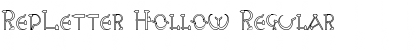 Download RedLetter Hollow Font Download RedLetter Hollow Font