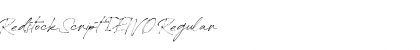 Download Redstock Script DEMO Font Download Redstock Script DEMO Font