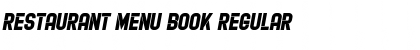 Download Restaurant Menu Book Font Download Restaurant Menu Book Font