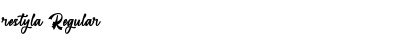 Download restyla Font Download restyla Font