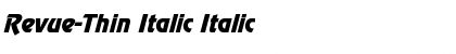Download Revue-Thin Italic Font Download Revue-Thin Italic Font