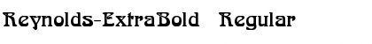 Download Reynolds-ExtraBold Font Download Reynolds-ExtraBold Font