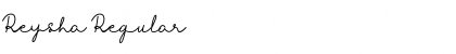 Download Reysha Font Download Reysha Font