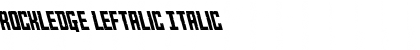 Download Rockledge Leftalic Font Download Rockledge Leftalic Font