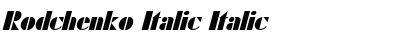 Download Rodchenko Italic Font Download Rodchenko Italic Font