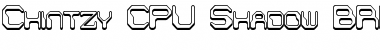 Download Chintzy CPU Shadow BRK Font Download Chintzy CPU Shadow BRK Font