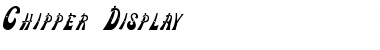 Download Chipper Display Font Download Chipper Display Font