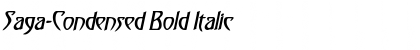 Download Saga-Condensed Font Download Saga-Condensed Font