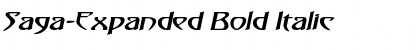 Download Saga-Expanded Font Download Saga-Expanded Font