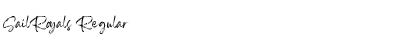 Download SailRoyals Font Download SailRoyals Font