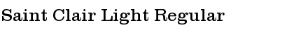 Download Saint Clair Light Font Download Saint Clair Light Font
