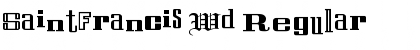 Download SaintFrancis Wd Font Download SaintFrancis Wd Font