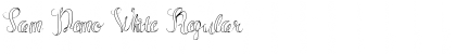 Download Sam Demo White Font Download Sam Demo White Font