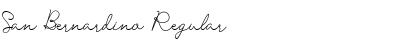 Download San Bernardino Font Download San Bernardino Font
