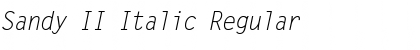 Download Sandy II Italic Font Download Sandy II Italic Font