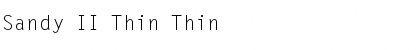 Download Sandy II Thin Font Download Sandy II Thin Font