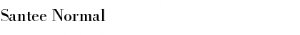 Download Santee Font Download Santee Font