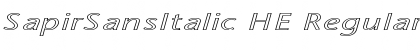 Download SapirSansItalic HE Font Download SapirSansItalic HE Font