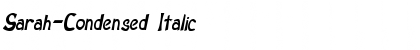Download Sarah-Condensed Font Download Sarah-Condensed Font