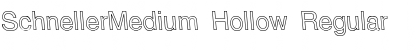 Download SchnellerMedium Hollow Font Download SchnellerMedium Hollow Font