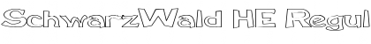 Download SchwarzWald HE Font Download SchwarzWald HE Font