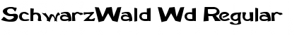 Download SchwarzWald Wd Font Download SchwarzWald Wd Font