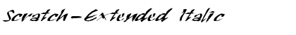 Download Scratch-Extended Font Download Scratch-Extended Font