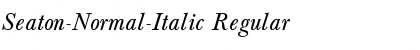 Download Seaton-Normal-Italic Font Download Seaton-Normal-Italic Font