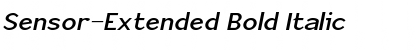 Download Sensor-Extended Font Download Sensor-Extended Font