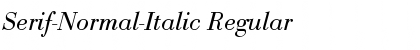 Download Serif-Normal-Italic Font Download Serif-Normal-Italic Font