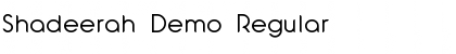 Download Shadeerah Demo Font Download Shadeerah Demo Font