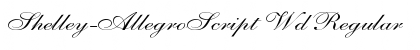 Download Shelley-AllegroScript Wd Font Download Shelley-AllegroScript Wd Font
