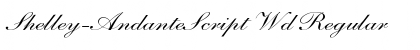 Download Shelley-AndanteScript Wd Font Download Shelley-AndanteScript Wd Font