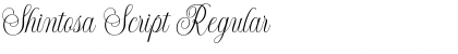Download Shintosa Script Font Download Shintosa Script Font