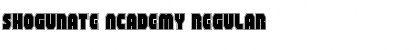 Download Shogunate Academy Font Download Shogunate Academy Font